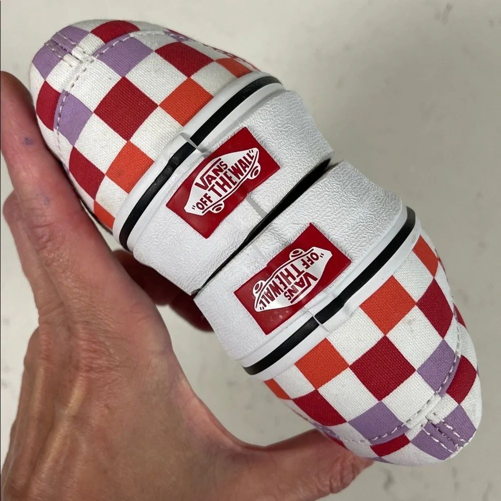 Vans Slip-On Rainbow Checkerboard Colorful Sneakers Unisex Women’s 6.5 Men’s 4 - Picture 5 of 17